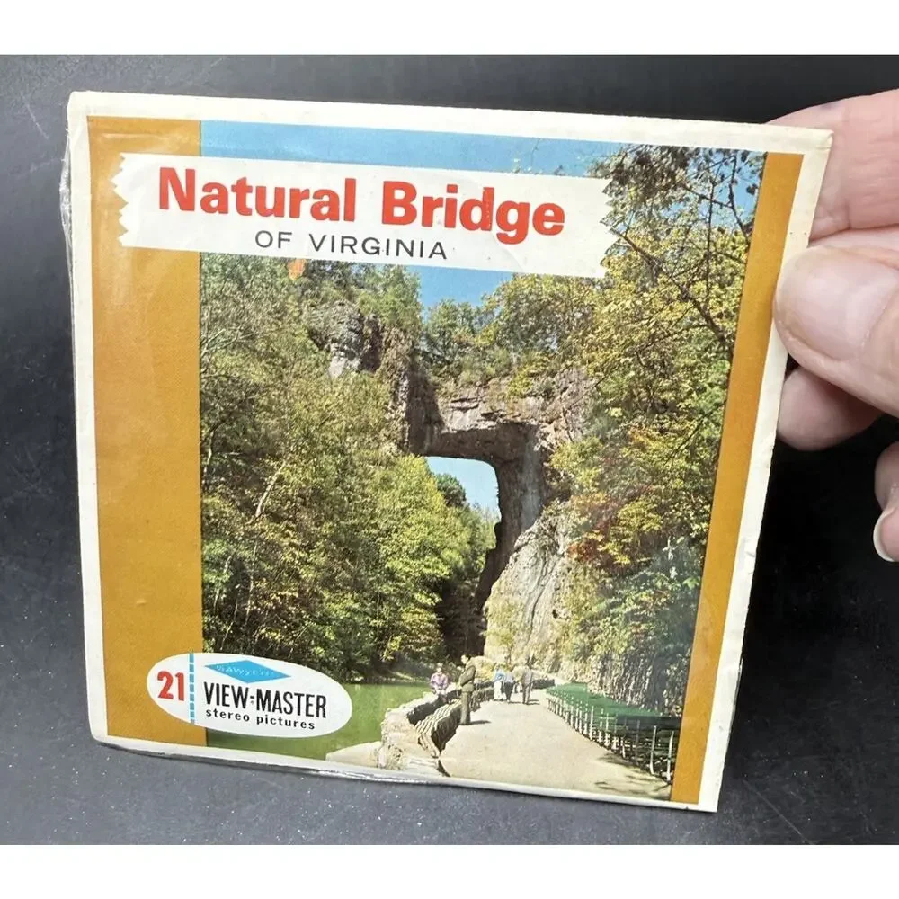View-Master A828, Natural Bridge of Virginia, 3 Reel Set